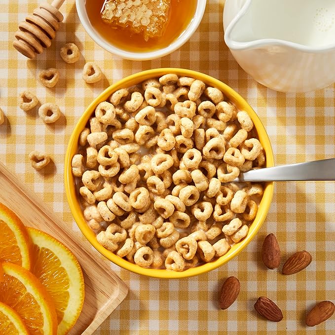 Cheerios Honey Nut Jumbo Cereal 1.3kg Whole Grain Oats Family Size - Image 2