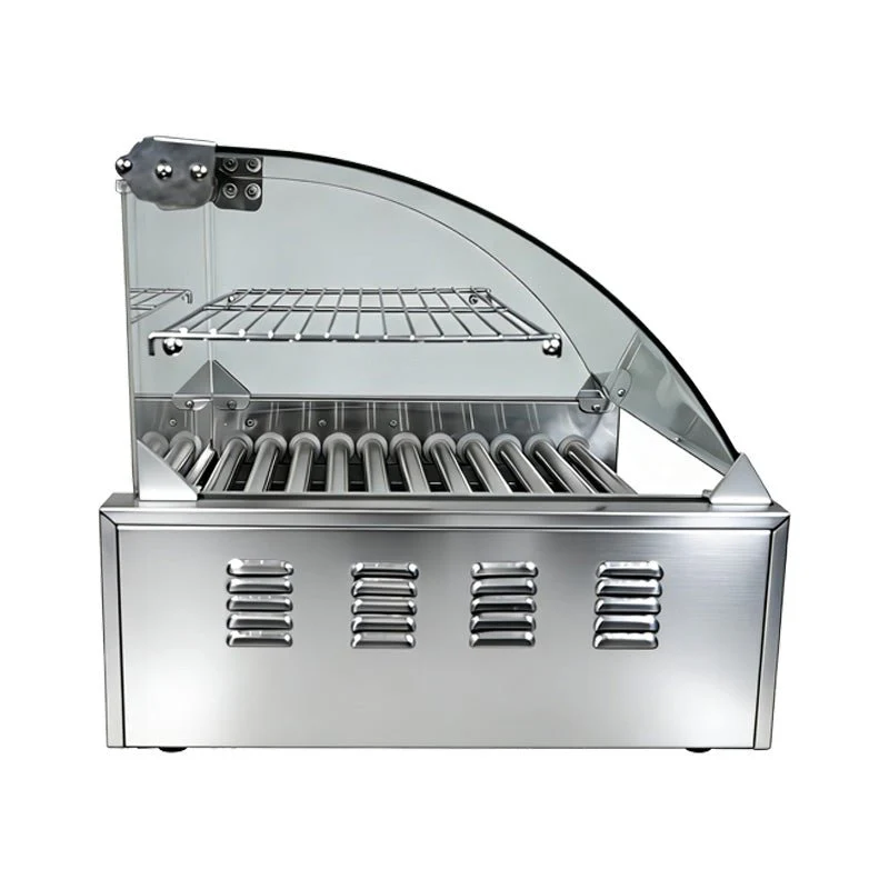 Commercial Hot Dog Roller Grill with Bun Warmer – Dual Temp 5/7/11 Roll Stainless Steel 110V 68450S - Image 7