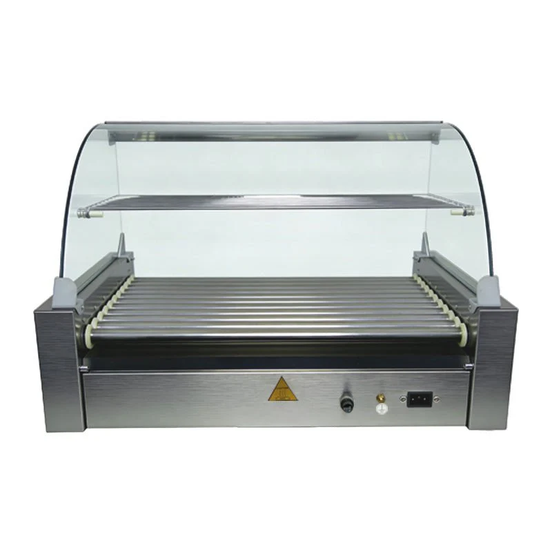 Commercial Hot Dog Roller Grill with Bun Warmer – Dual Temp 5/7/11 Roll Stainless Steel 110V 68450S - Image 9