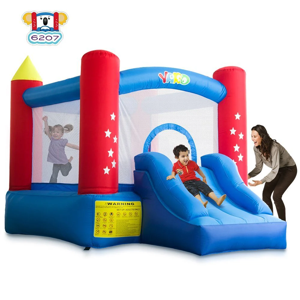 Commercial Grade Bounce House with Slide – 9.5′ x 6.6′ Kids Inflatable Bouncy Castle with Blower 6207 - Image 5
