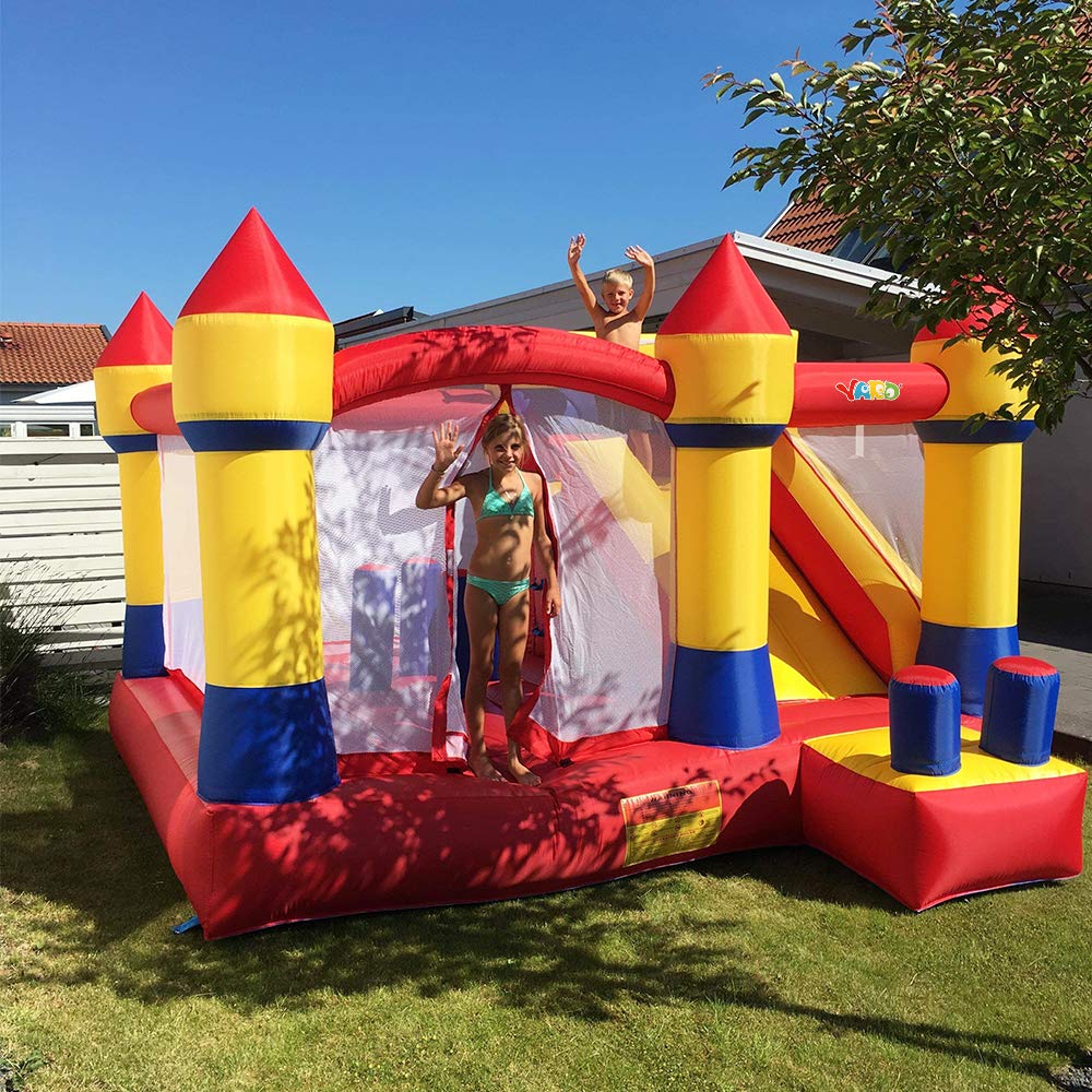 Commercial Grade Inflatable Bouncy Castle with Slide & Blower – 13.1' × 12.5' – 6037 - Image 3