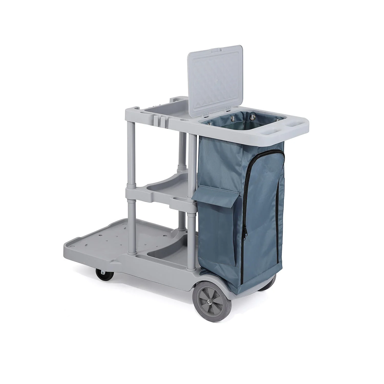 Commercial Janitorial Cleaning Cart with Bag and Tool Holders – UP0871 - Image 8