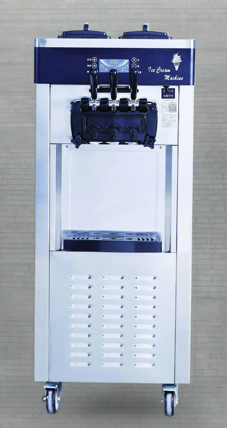 High-Capacity 2200W Stainless Steel Soft Serve Ice Cream Machine for Commercial Use | Heavy-Duty & Food-Grade S1240