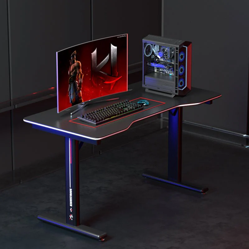 Compact Office Desk 31.5" × 23.6" Carbon Fiber MDF Workstation Table GD004 - Image 3