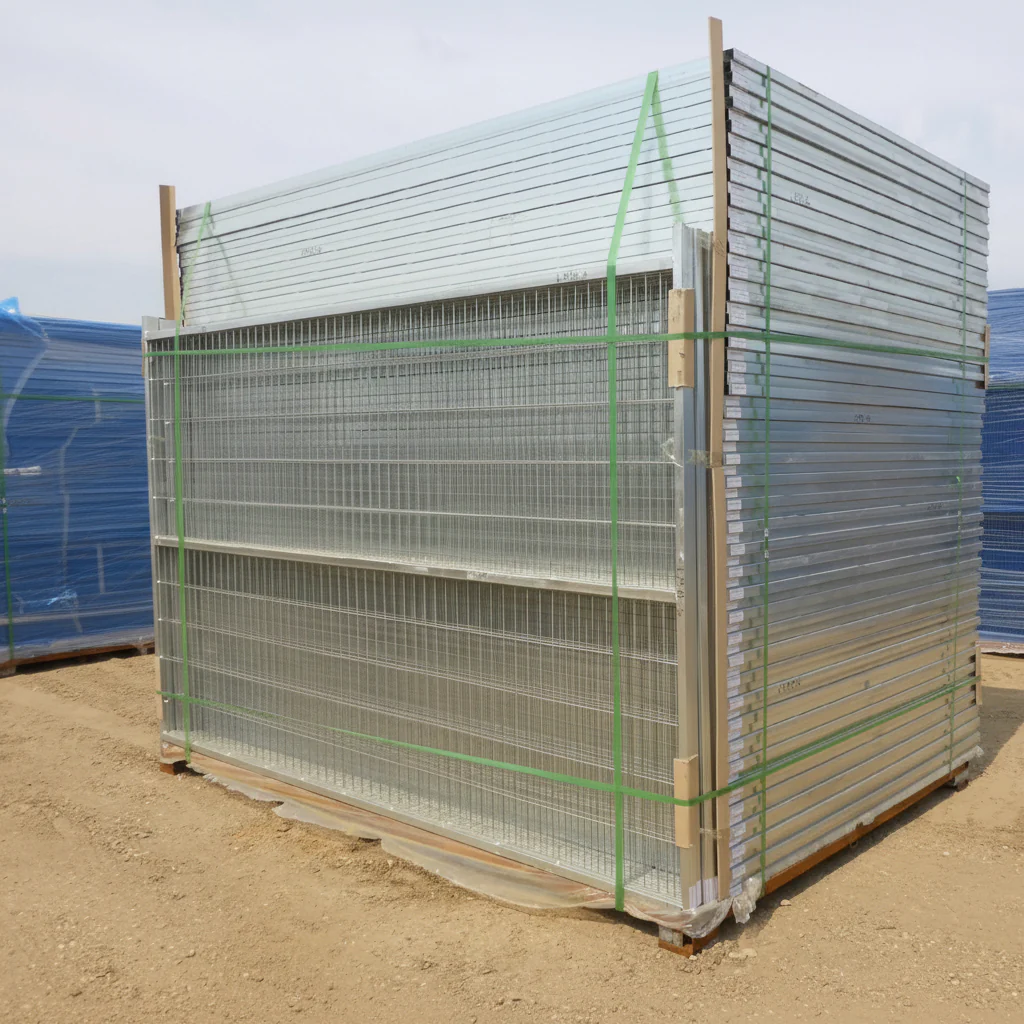 New Heavy-Duty Construction Fence Panel | Galvanized & Powder Coated for Long-Lasting Use