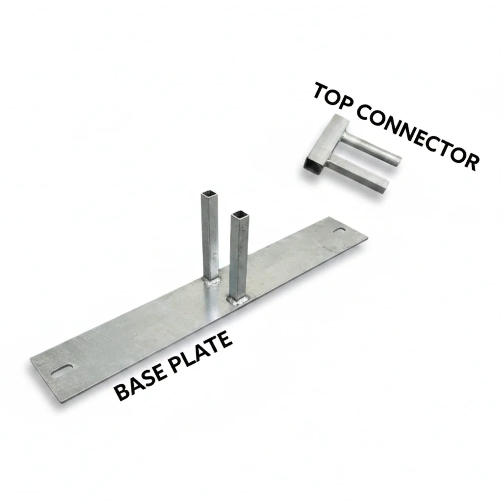 New Heavy-Duty Construction Fence Panel | Galvanized & Powder Coated for Long-Lasting Use - Image 2