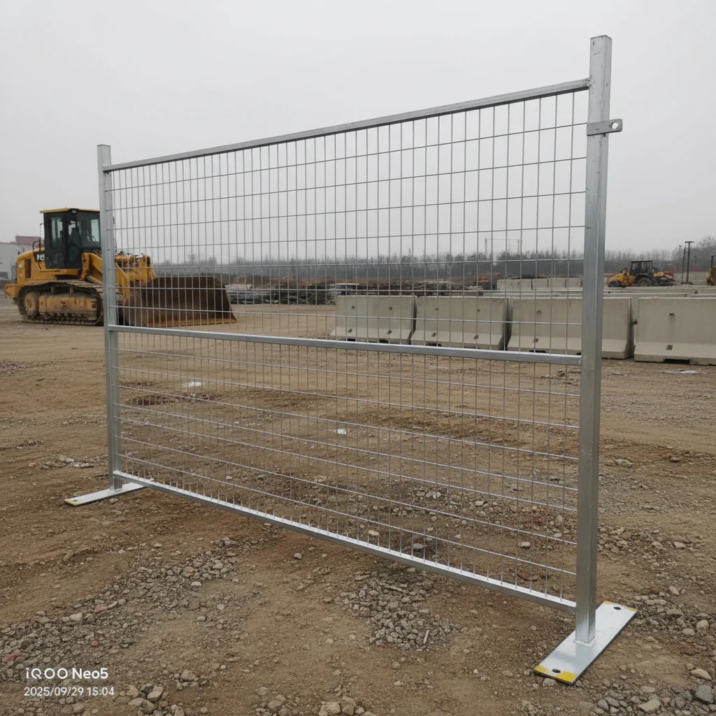 New Heavy-Duty Construction Fence Panel | Galvanized & Powder Coated for Long-Lasting Use - Image 3