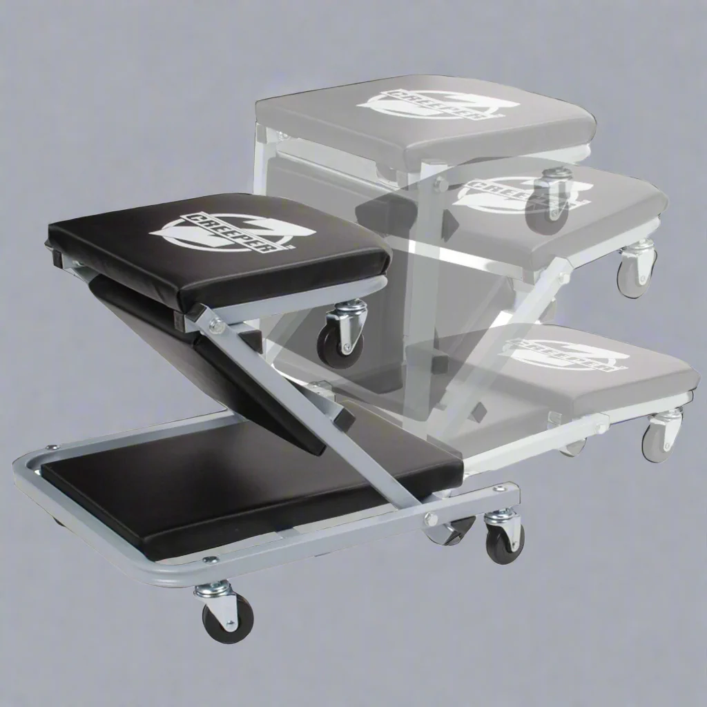 Convertible Mechanics Creeper & Rolling Garage Repair Seat – Heavy-Duty 6-Wheel Cart,SKU: S1066 - Image 3