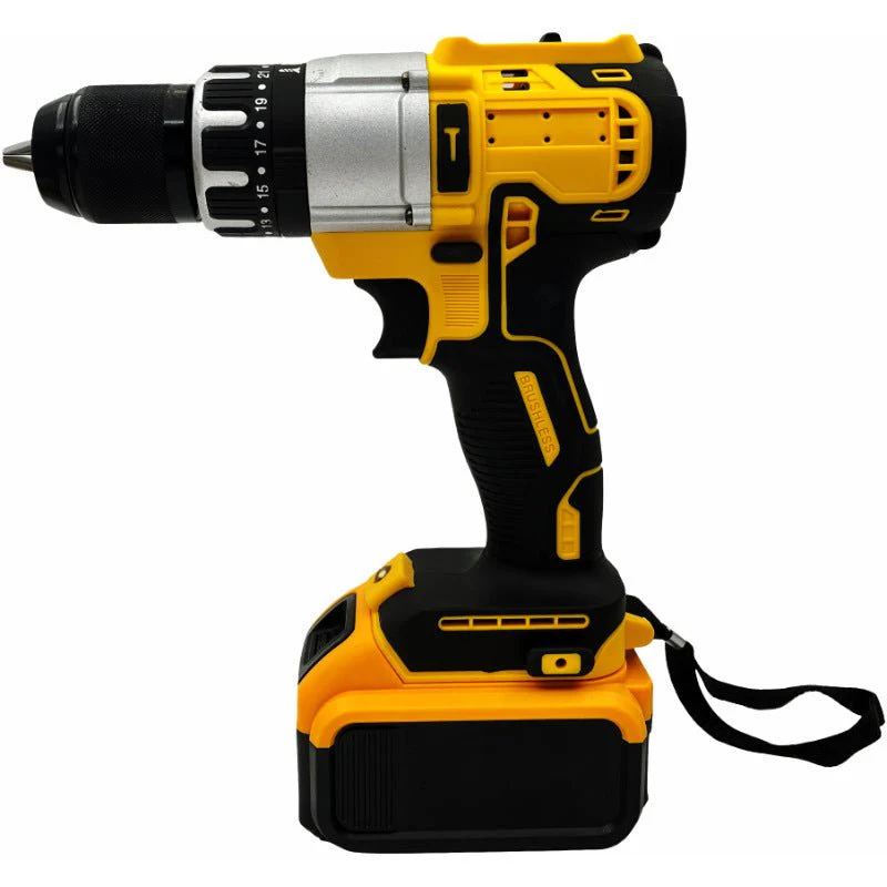 Cordless Impact Drill & Power Screwdriver Kit Li-ion – Rechargeable, Variable Speed, LED Light, Portable Carry Case DW791 - Image 2