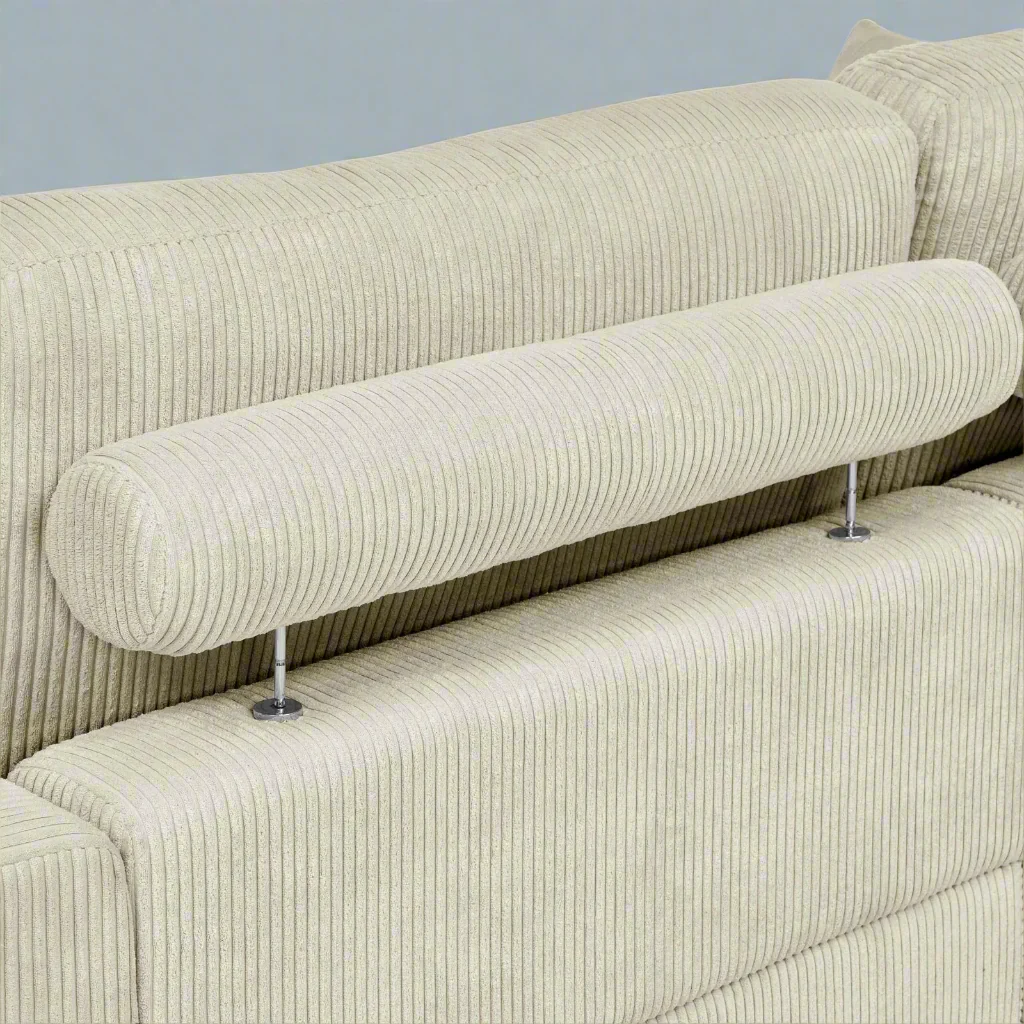 Oversized Corduroy Modular Sofa & Ottoman – Ultra Soft, Customizable Living Room Seating - Image 13