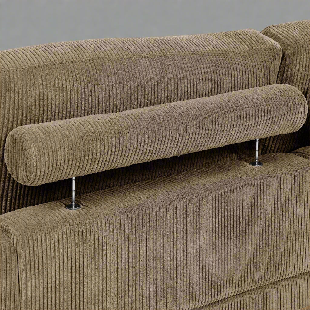 Oversized Corduroy Modular Sofa & Ottoman – Ultra Soft, Customizable Living Room Seating - Image 8