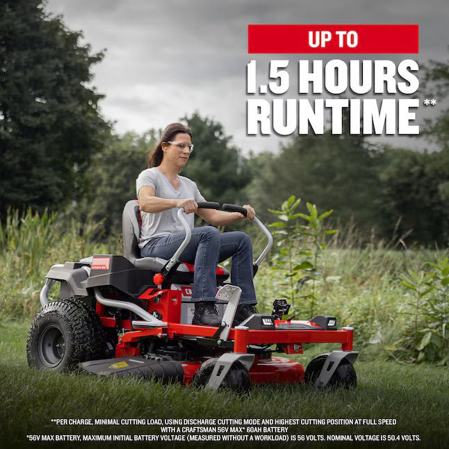 CRAFTSMAN 42-in Battery Zero-turn Riding Lawn Mower CMCRM - Image 3