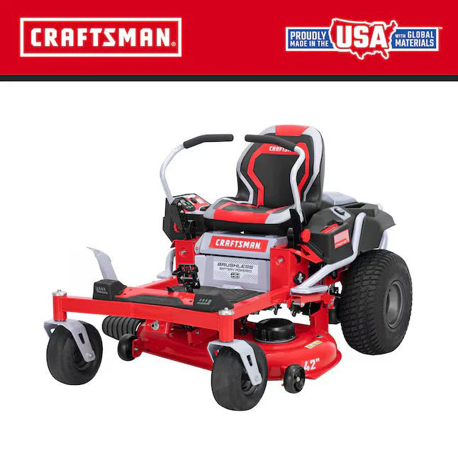 CRAFTSMAN 42-in Battery Zero-turn Riding Lawn Mower CMCRM - Image 4
