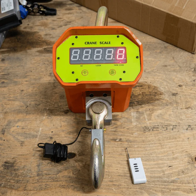 Heavy-Duty Crane Scale with Remote Control – 5 Ton & 10 Ton Capacity Options
