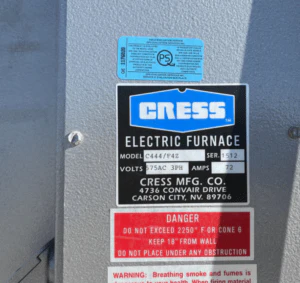 CRESS Large Capacity Furnace C444 – 48"x48"x48" Chamber w/ PM4 Control - Image 4