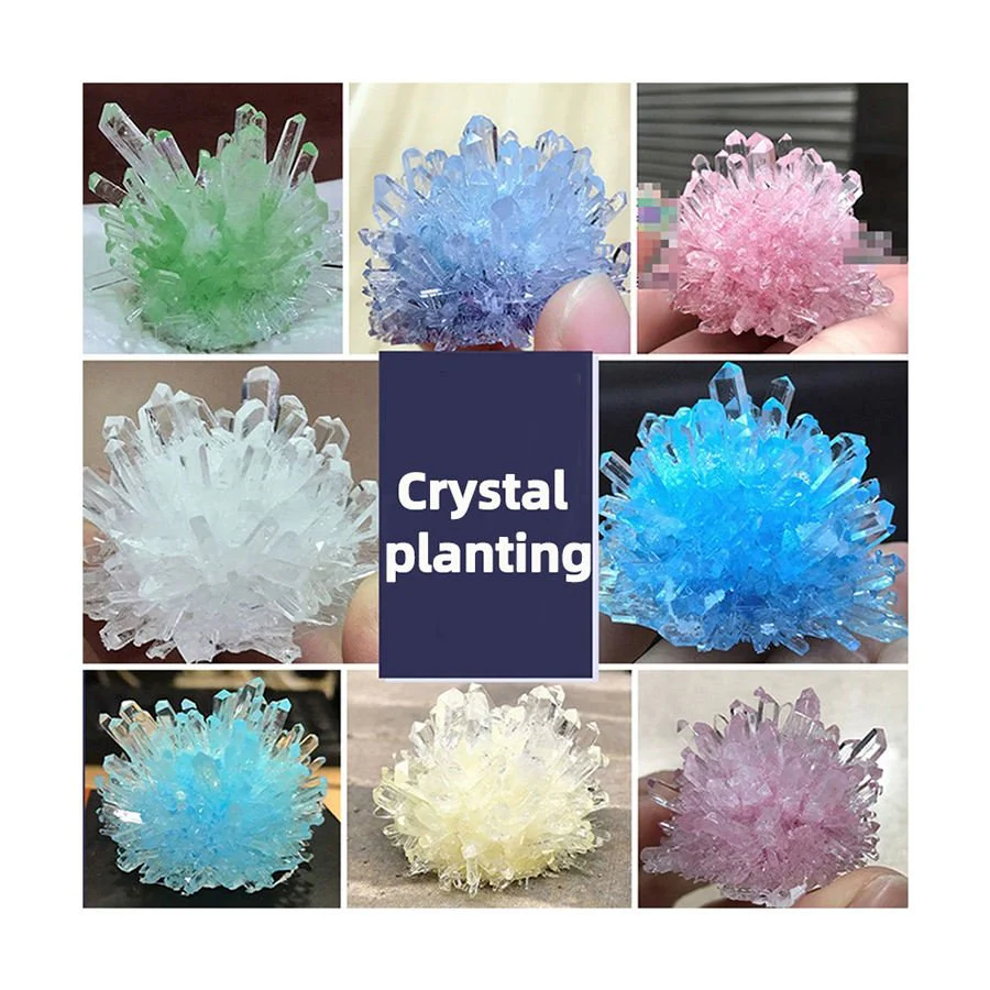 Crystal Growing Science Experiment Kit 2-Crystal STEM Learning Set JY432737