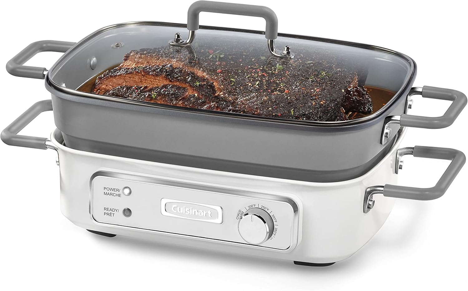 Cuisinart Gr-m3cbc Stack5 Multifunctional Grill white large