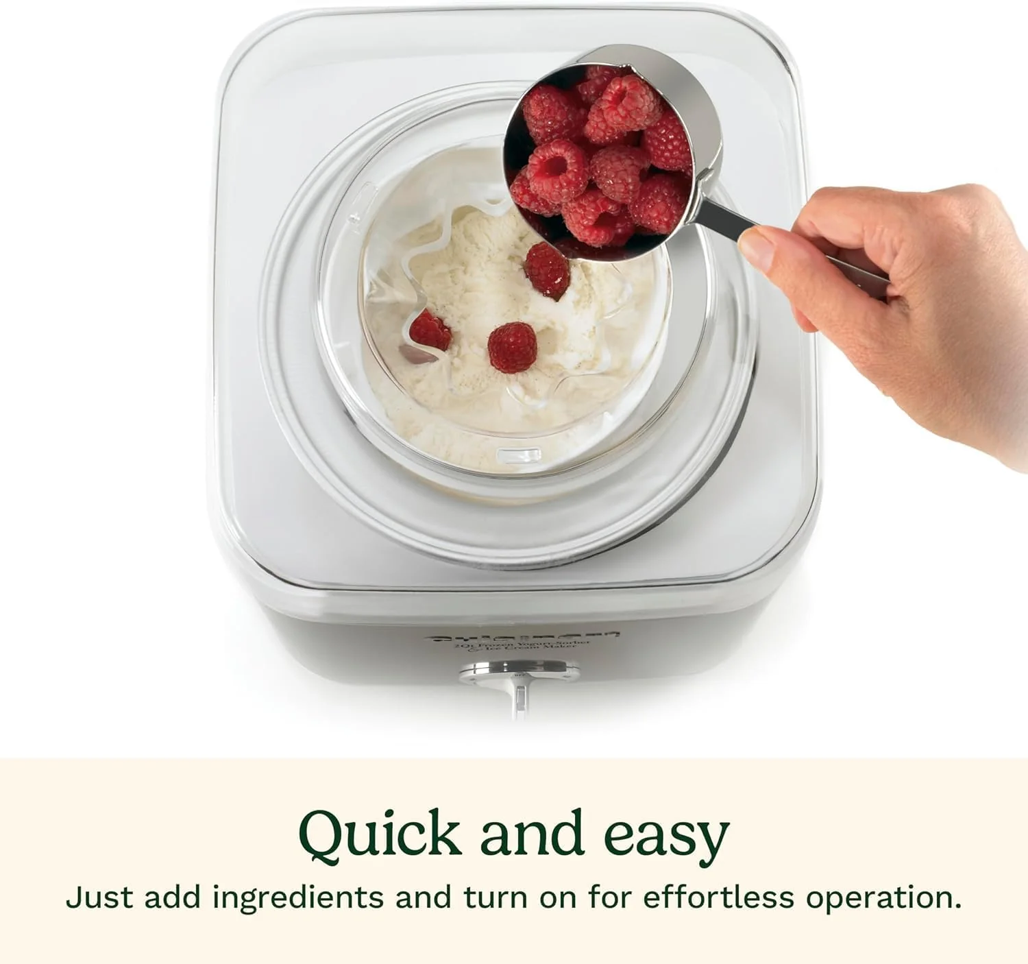 Cuisinart Pure Indulgence Frozen Yogurt-Ice Cream & Sorbet Maker, 2-Qt Capacity, Silver (ICE-30WNC), has scratches,photos added - Image 4