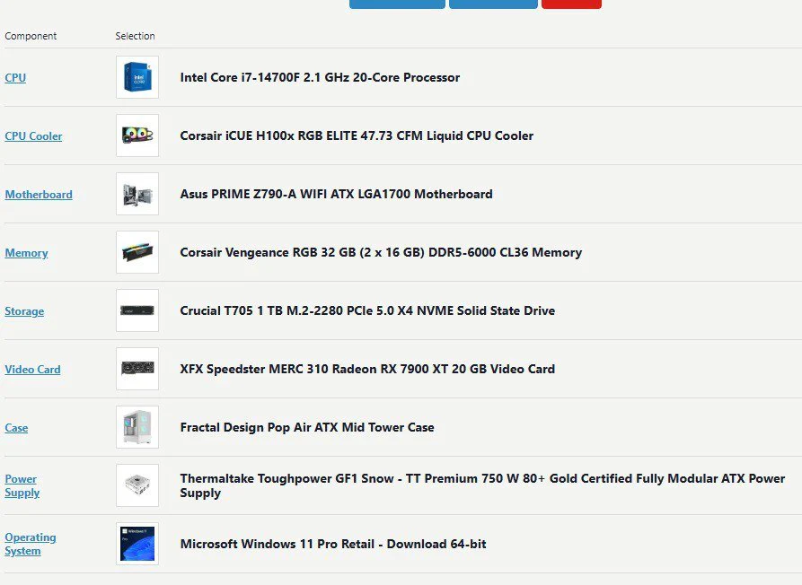 NEW CUSTOM GAMING PC – i7-14700F | RX 7900 XT | 2 x 16 GB DDR5 | GEN5 SSD - Image 6