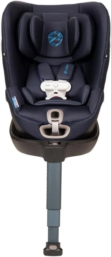 Cybex Sirona S 360 Swivel Rotating Convertible Car Seat with Sensor Safe Technology- 12 position on the Fly Recline- Rear Facing up to 50 lbs- Indigo Blue - Image 4