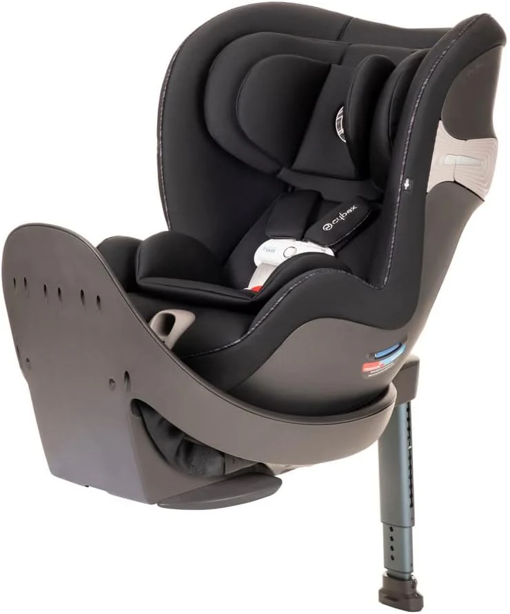 Cybex Sirona S Siège auto convertible pivotant à 360° avec technologie Sensor Safe - 12 positions à la volée - Face à l'arrière jusqu'à 22,7 kg - Noir urbain