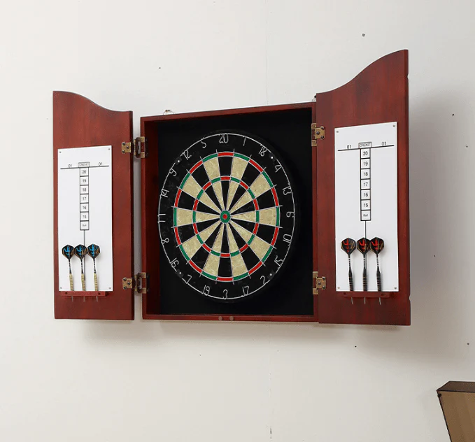 Dartboard and Cabinet Set – Professional Dart Tip Board with Accessories, SKU: 326271 - Image 6