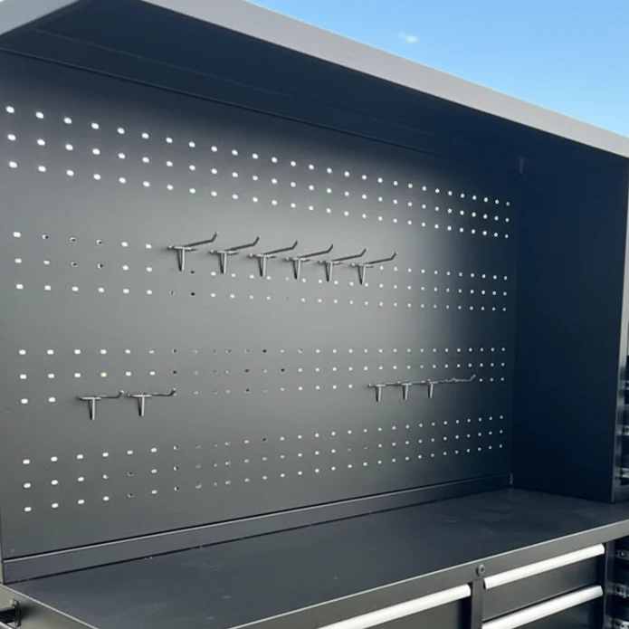 10 FT Heavy-Duty Modular Tool Bench & Cabinet System with 30–40 Lockable Drawers Workbench - Image 19