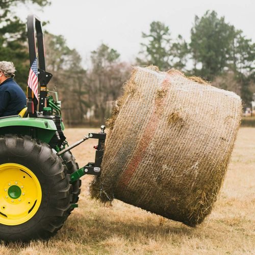 Deluxe 3-Point Hitch with 49" Hay Bale Spears & Weight Bracket – Fits Category 1 & 2 Tractors, SKU: 819514 - Image 3