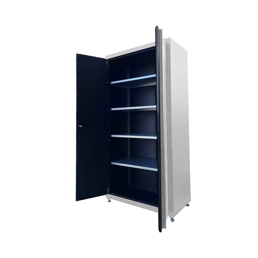 Deluxe Heavy-Duty Tool Cabinet Garage Storage Organizer Black Stainless Steel - Image 5
