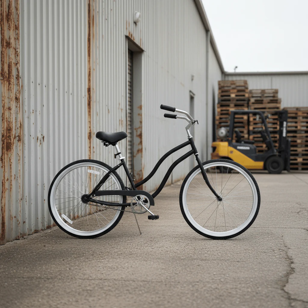 Deviant 26" Beach Cruiser Bike – Single-Speed Comfort Bicycle, Black Finish Model 253043 - Image 2