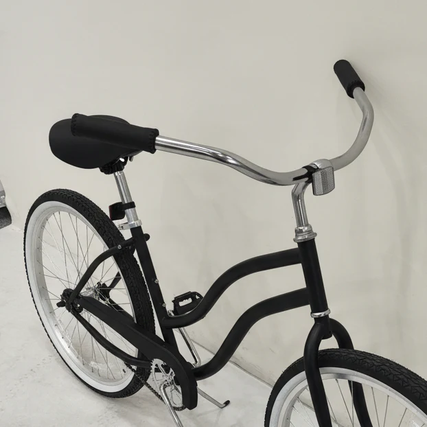 Deviant 26" Beach Cruiser Bike – Single-Speed Comfort Bicycle, Black Finish Model 253043 - Image 3