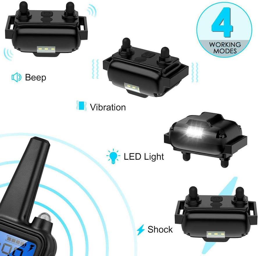 Digital Rechargeable Dog Training Collar with Remote – Anti-Bark, Waterproof & Multiple Modes (1 or 2 Collars) - Image 6