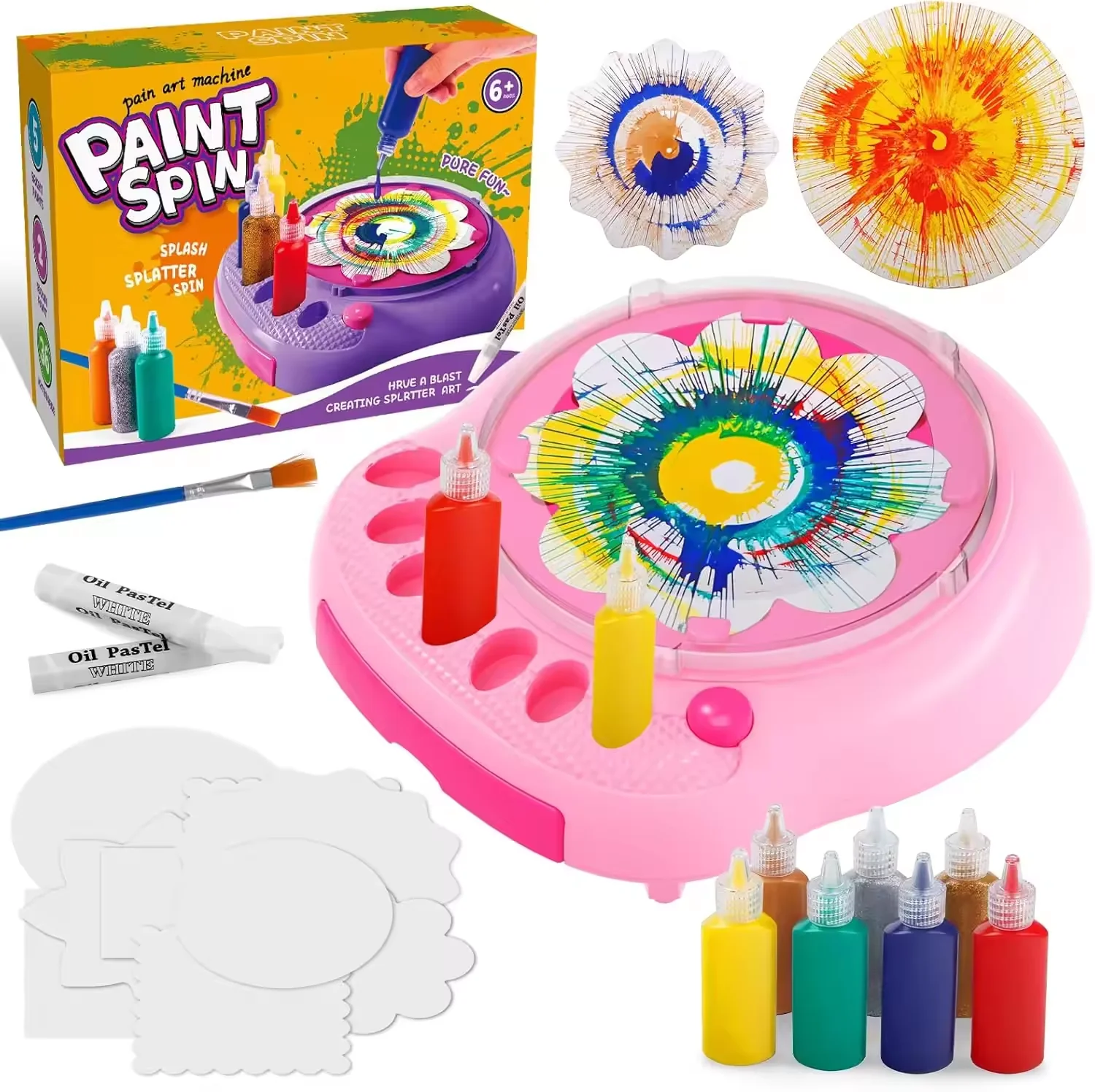 DIY Paint Spin Art Machine Kit for Kids – Art Spinner Toy | YS16381125 - Image 4