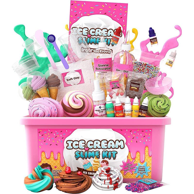 DIY Slime Craft Kit Large Stress Relief Creative Toy Set for Kids SLMK19