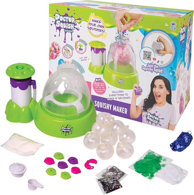 Doctor Squish Shiny Glitter Squishy Maker Station DIY Squishy Kit for Kids