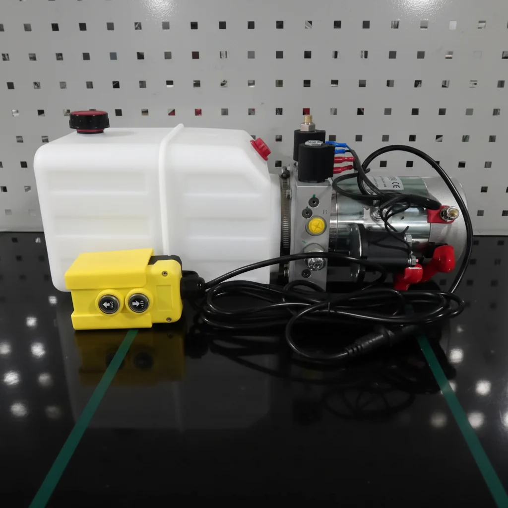 Double Acting Hydraulic Power Pump – 12V Trailer Hoist Pump with 6 & 8 Quart Reservoirs - Image 2