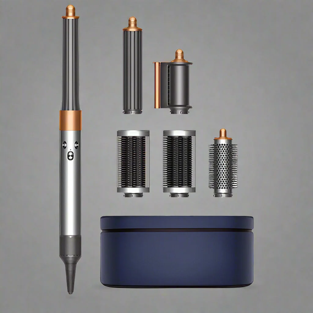 Dyson Airwrap™ Long Styler – Curl, Smooth & Dry Chest-Length Hair, Nickel/Copper Edition
