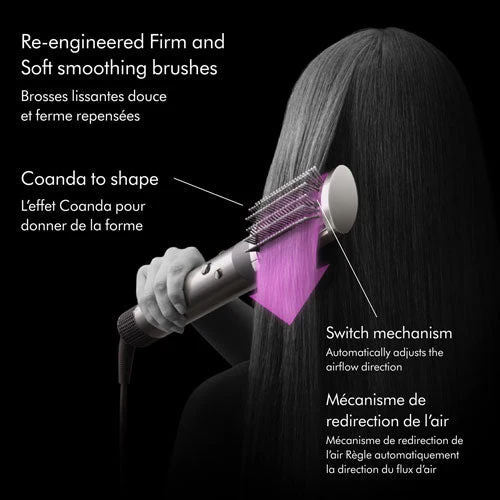 Dyson Airwrap™ Long Styler – Curl, Smooth & Dry Chest-Length Hair, Nickel/Copper Edition - Image 4