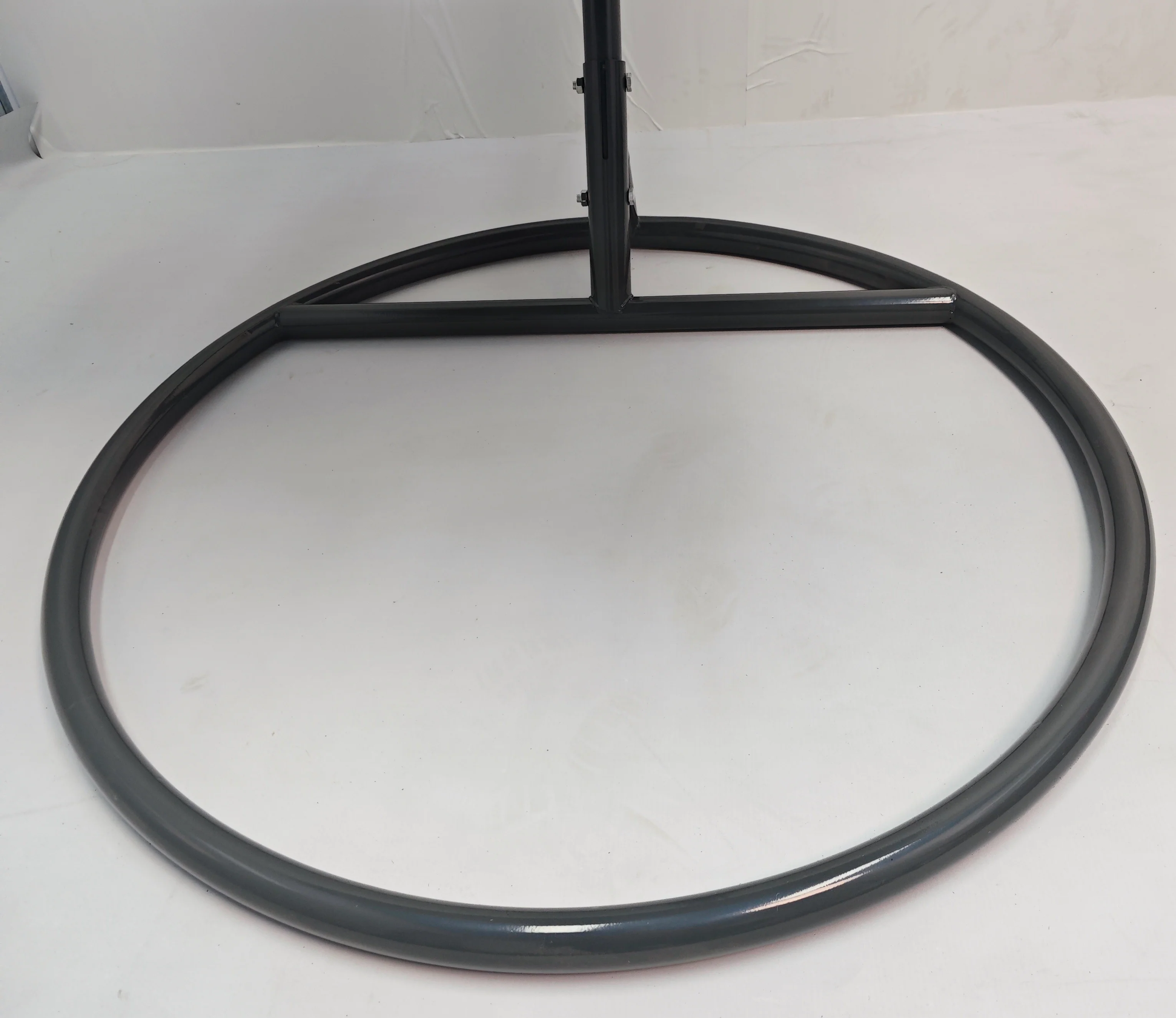 Egg Chair Swing with Stand – Indoor & Outdoor Hammock Chair with Dark Gray Cushion, Model: YHSQ020 - Image 3