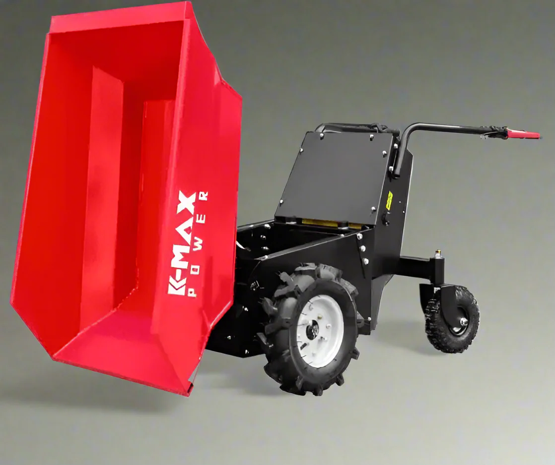 1100 LB Electric Mini Power Wheelbarrow – All-Terrain Dumper for Gravel, Sand & Soil | Model DRMD01D
