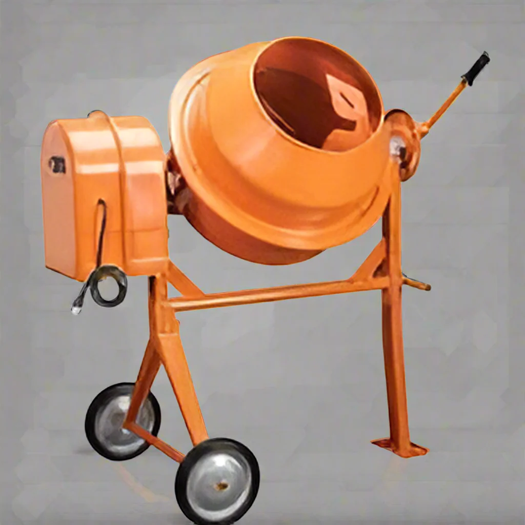 Electric Cement Mixer – 3.5 CU FT, 100L Drum, 1/4 HP Motor, Model: CM100
