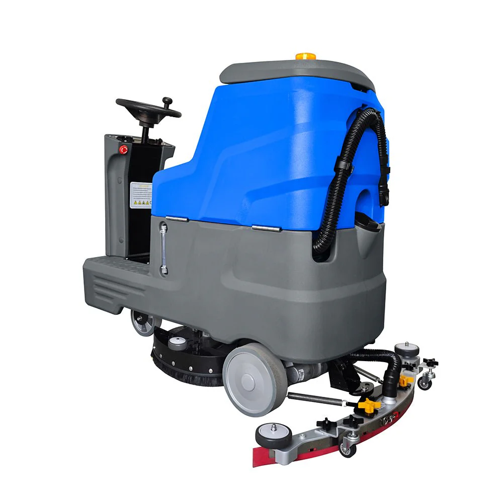 Electric Ride-On Floor Scrubber Cleaner – 40" Sweeper, Model: B30C70S - Image 3