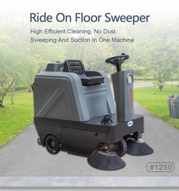 Electric Ride-On Floor Sweeper Scrubber & Water Cleaner – Heavy-Duty Commercial, SKU: 661250 - Image 3