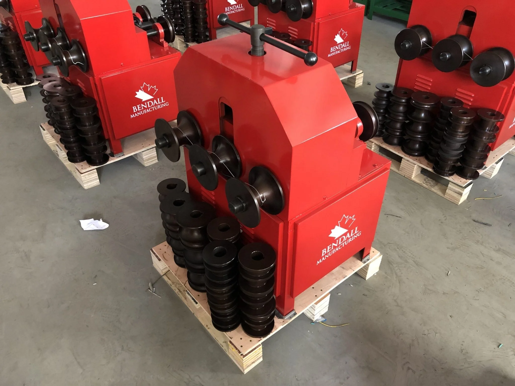 Red Electric Tube Bender Machine | 3-Inch Capacity – Heavy-Duty Model G76B