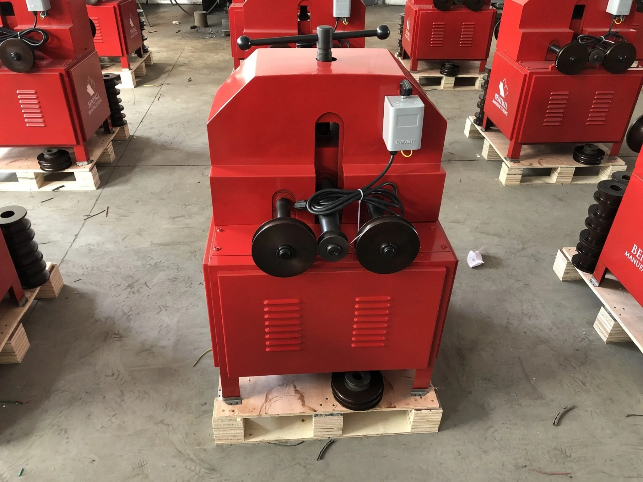 Red Electric Tube Bender Machine | 3-Inch Capacity – Heavy-Duty Model G76B - Image 2