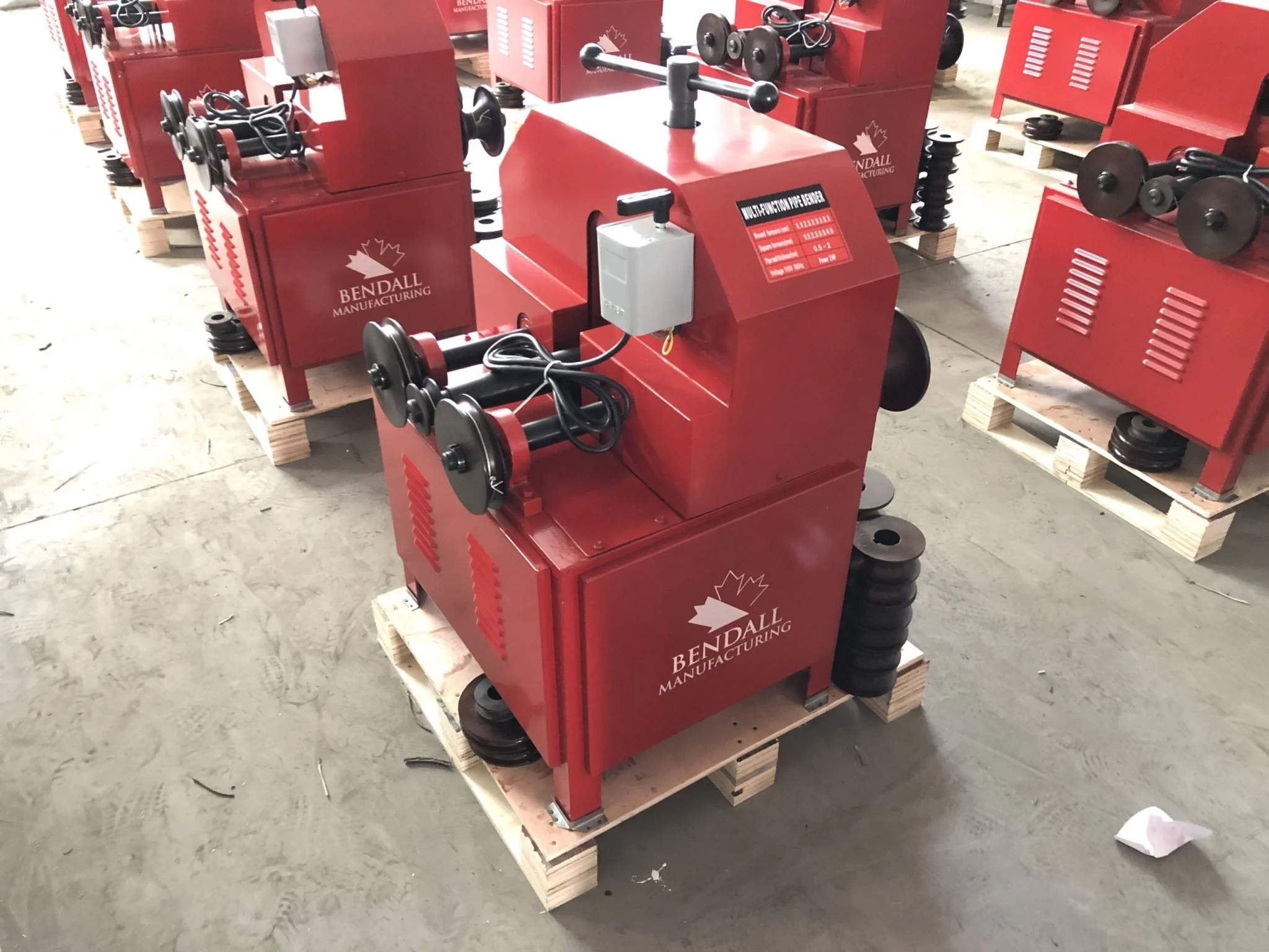Red Electric Tube Bender Machine | 3-Inch Capacity – Heavy-Duty Model G76B - Image 5