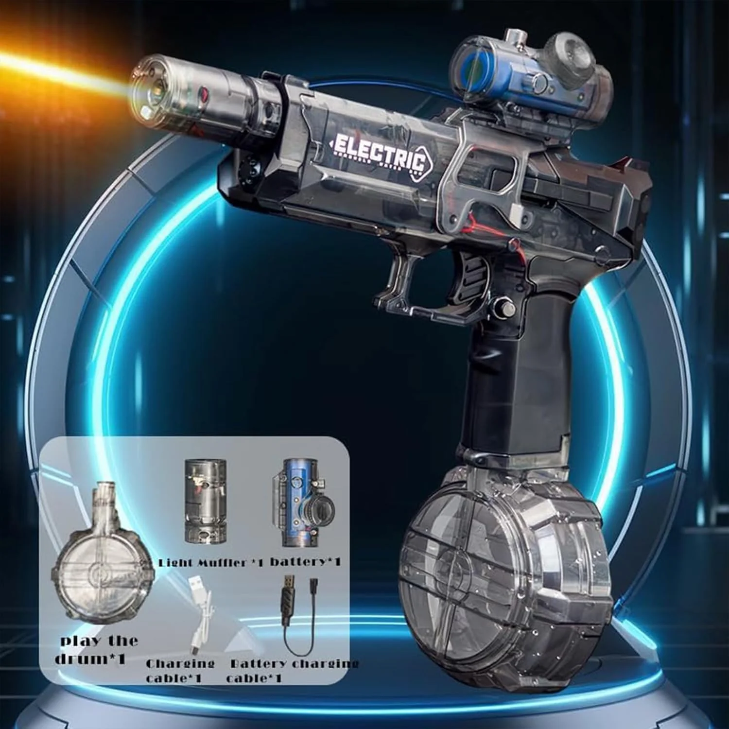 Electric Water Gun Long Range Automatic Water Blaster Summer Toy CPS305227 - Image 5