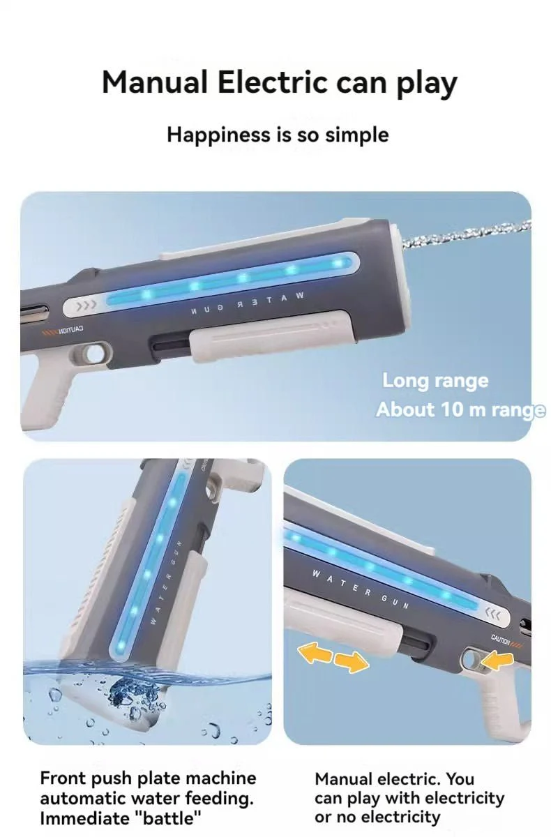 Electric Water Gun Self Priming Automatic Kids Outdoor Water Blaster CPS302954 - Image 5