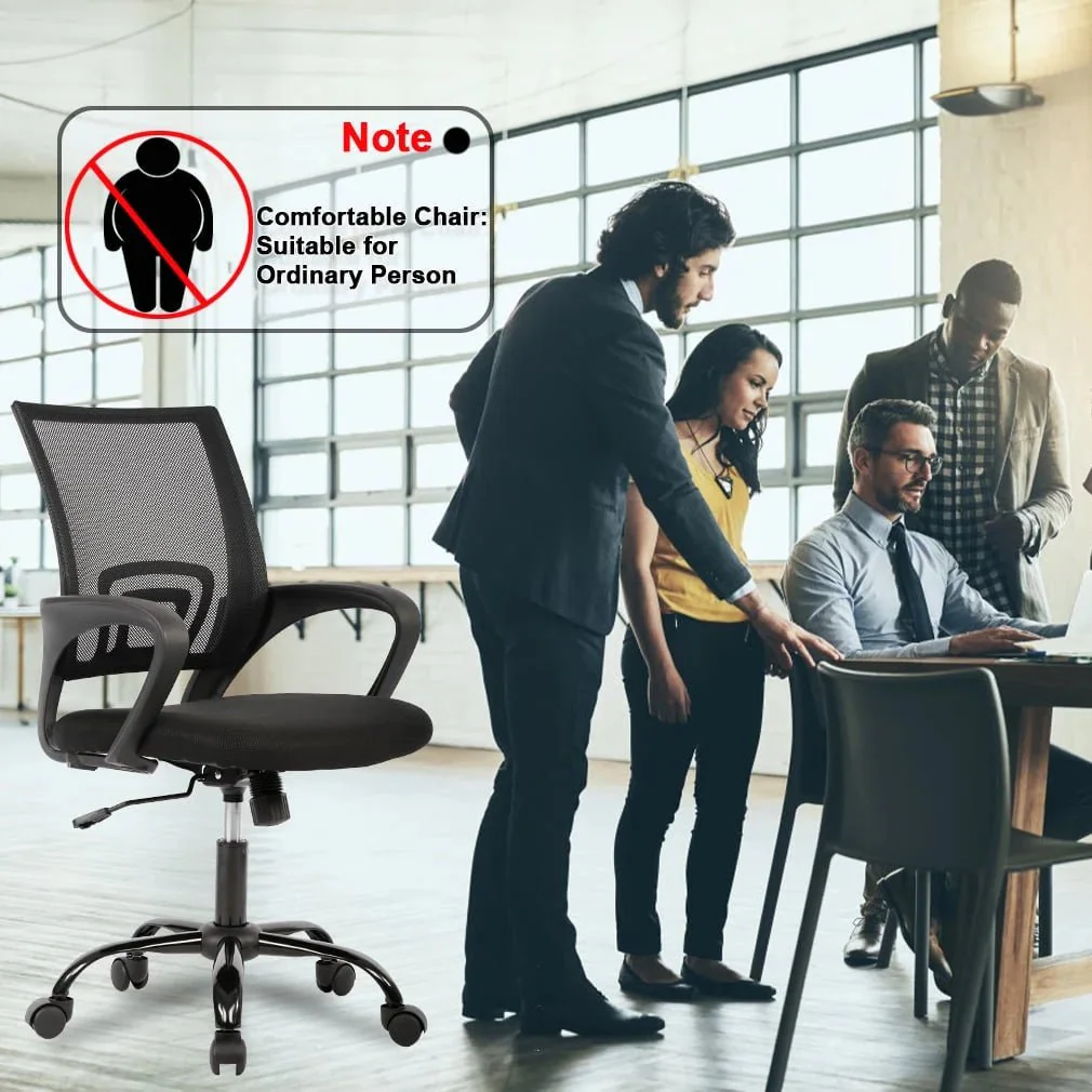 Ergonomic Office Chair with Lumbar Support and Adjustable Height – Comfortable Computer Desk Chair for Adults - Image 14