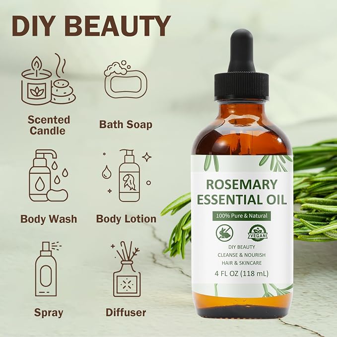 Essential Oil – 4 fl oz / 118 mL Pure Aromatherapy Oil for Diffusers, Humidifiers, Candle Making, Massage and DIY Projects - Image 9